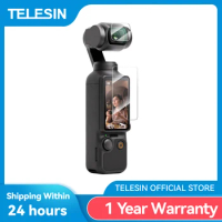 TELESIN Tempered Glass Screen Protector for DJI OSMO Pocket 3 Lens Protection Protective Film GoPro Accessories