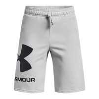 【UNDER ARMOUR】UA官方直營 男童 Curry Fleece 運動短褲_1359065-012(灰)