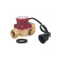 HT300 G3/4 Automatic Brass Water Pressure Control Pipe Connector Flow Meter Switch Boosting Pump Solar Heater System Sensor 300W