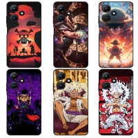 For Casing Infinix Hot 30 4G X6831 Kartun One Piece Silikon Lembut Black TPU Penutup telefon Case