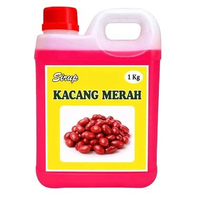 1200 gram sirup rasa kacang merah gula asli