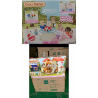 特價組合 海邊遊樂組+Sylvanian Family森林家族City house經典小屋 花園附燈別墅