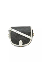 CELINE 二手 Celine 中型 Triomphe 塗層帆布 Folco 斜背包