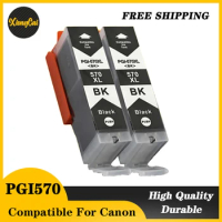 2PCS Black PGI570 PGI 570 Compatible Ink Cartridges For Canon PIXMA MG5750 MG5751 MG5753 MG6850 MG6851 MG6852 MG7750 PGI-570