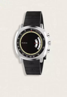 Gucci Jam Tangan Pria Gucci Grip Watch Black