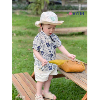 [48 giờ đến]N26 Bộ sơ mi ALOHA (10-32kg) cho bé đi biển, du lịch, cắm trại