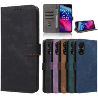 For TCL 50 5G Case Wallet Anti-theft Brush Magnetic Flip Leather Case For TCL 50 TCL50 5G Phone Case
