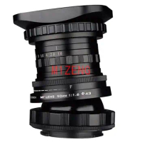 50mm F1.6 tilt manual fixed focus Lens for canon RF eosr nikon Z Z8 sony FE A7R5 Fujifilm XT5 XS20 leica LT panasonic m43 camera