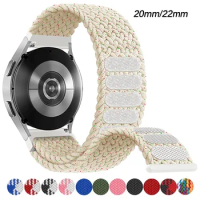 20mm 22mm Braided Solo Loop For Samsung Galaxy Watch 5 pro Strap 45mm active 2 bracelet correa Galaxy watch 4/5 44mm 40mm band