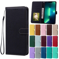 Candy Color Leather Wallet Flip Phone Case for OPPO F9 F7 F5 F21 F19 Pro+ Plus F1S 5G 4G A59 Find X5 Lite R9 Plus R11S Cover Bag