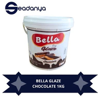 BELLA GLAZE CHOCOLATE 1KG | donat topping | glaze topping