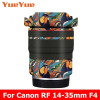 Stylized Decal Skin For Canon RF 14-35mm F4 L IS USM Camera Lens Sticker Vinyl Wrap Anti-Scratch Film Coat RF14-35 14-35 F/4