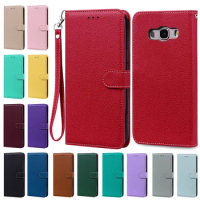 Wallet Flip Phone Case For Samsung Galaxy J7 2016 Case J710 J710F/ds Leather Back Cover For Samsung J7 2016 Coque Bags Fundas