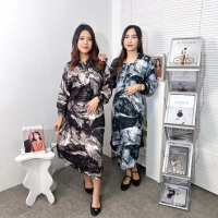 [B&b] - Tunik Midi Halima Katun Twill Premium Fashion Wanita Muslim - Atasan Wanita