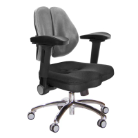 【GXG 吉加吉】短背美臀 雙背椅 鋁腳/摺疊4D弧面扶手(TW-2503 LU1D)