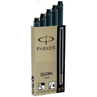 派克 PARKER 卡式墨水 黑 P1950382  5入/盒