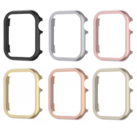 Metal Case for Apple Watch Series 9 8 7 41mm 45mm Aluminium Alloy Bumper for iWatch 6 SE 5 4 3 40mm 44mm Frame Protective Cover