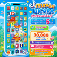 Smart Baby, HP Mainan Edukasi Pendidikan Telepon Cerdas yang Sangat Populer dengan 45 Tombol Fungsi 