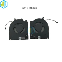 01JYXG 0203MH Notebook CPU GPU Cooling Fans For Dell G15 5510 5511 5515 2021 GTX1650 RTX3060 1JYXG 203MH EG75070S1 C660 C670 S9A