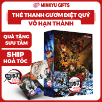 [TẶNG TRANH MANGA] Hộp 30 Ảnh Bo Góc Thanh Gươm Diệt Quỷ Arc Vô Hạn Thành Kimetsu No Yaiba Mới Ảnh C