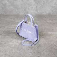 Givenchy Tas GIVENCHY 4G PATTERN LILLAC TOTE BAG WITH LS SMALL 100% ORIGINAL