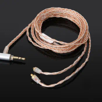 8-core braid 2.5mm/3.5mm/4.4mm BALANCED Audio Cable For Shure SE846 SE535 SE425 SE315 SE215 AONIC 3 4 5 AONIC 215 earphones