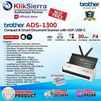 BROTHER ADS-1200 Compact Portable Desktop Scanner ADS1200 ID Card Scan - ADS-1300, Mobile Scanner AD