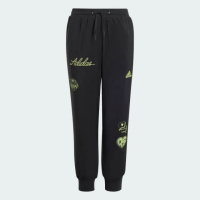 【adidas 愛迪達】BRAND LOVE 運動長褲 吸濕排汗 童裝 IA1577