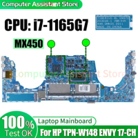 For HP TPN-W148 ENVY 17-CH Laptop Mainboard 203036-1 M45794-601 i7-1165G7 Notebook Motherboard