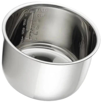 Food grade 304 stainless steel rice cooker inner pot for Vitesse vs-3003 multifunctional pressure cooker replacement inner bowl