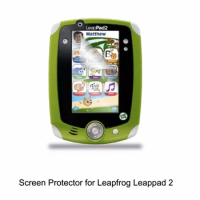 2pcs Clear LCD Screen Protector for LeapFrog LeapPad2 Lead Pad 2 PET Anti-Scratch Shield Film Accessories