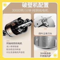 豆漿機110V迷你輔食果汁機美國日本家用出國電器免過濾小型破壁機