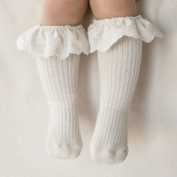 【Happy Prince】韓國製 Latty蕾絲嬰兒童及膝襪(寶寶襪半統襪長襪)