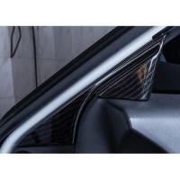 For Mazda 6 Atenza 2017 2018 Carbon Fiber Style Car Interior Door A Pillar Cover Stickers Styling Mouldings Accessories