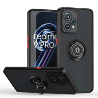 360 Rotation Bracket Case Cover for Realme 9 Pro Vehicle Magnetic Case Realme 9i/Realme 9 Pro+ Fundas Realme 10 4G/Realme 10 Pro