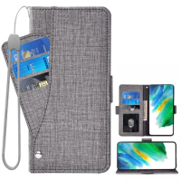 Denim Flip Cover Wallet Case For Samsung Galaxy S8 Plus S7 S6 Edge Active S 8 7 6 S6Edge S7Edge Magnet Kickstand Stand Phone Bag
