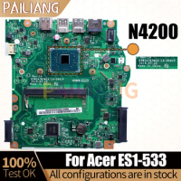 For ACER ES1-533 Laptop Mainboard LA-D641P NBGH41100 N4200 Notebook Motherboard