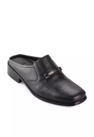 Marelli Sepatu sandal slop pria kulit asli - Robert