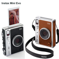 Original Fujifilm Instax Mini Evo Instant Camera Smartphone Photos Printer + (Optional Instax Mini White Film 20 sheets)