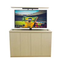 New Motorized Hidden TV Cabinet Lift Electrically Height-Adjustable TV Bracket for Installation 32-70 Inches with Remote Control