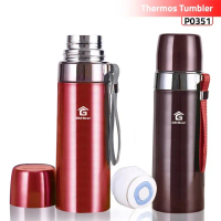 GM Bear Botol Minum Termos Stainless Steel Air Panas P0351 - Thermos Tumbler/Tumblr Hot & Cold 500ml