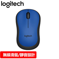 Logitech 羅技 M221 無線靜音滑鼠 藍