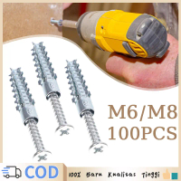 Angkur Baut Tembok Sekrup M6/M8  Wall Anchor Tembok Expansion Anchor Skrup