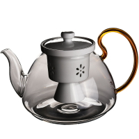 蒸茶器電陶爐套裝玻璃蒸茶壺耐高溫加厚過濾透明功夫茶泡茶壺蒸氣