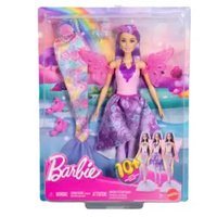 Barbie Doll with Clothes & Accessories Fantasy Fashion FAIRYTALE NEW DRESS UP JCP74