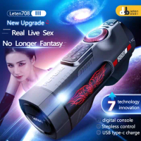 Leten 708III/380IV/X9-IV Automatic Sucking Blowjob Piston Telescopic Male Masturbator Cup Vagina Vibrator Oral Sex Toys For Man