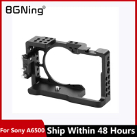 Aluminum Alloy Camera Cage Rig Video Film Movie Making Stabilizer for Sony A6500 A6000 A6300 A6400 DSLR Camera Protective Case