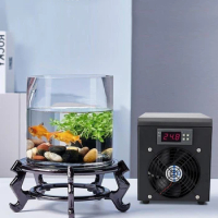 Aquarium Water Chiller 60L Fish Tank Cooler Heater System Water Chiller Hydroponics System 180W Constant Temperature Device