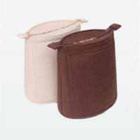 LV中古老花水桶內膽包棋盤格圓筒包中包撐內襯袋輕定型 z8032