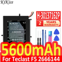 5600mAh KiKiss Powerful Battery H-30137162P H30137162P For Teclast F5 2666144 NV-2778130-2S For JUMPER Ezbook X1 Laptop Bateria